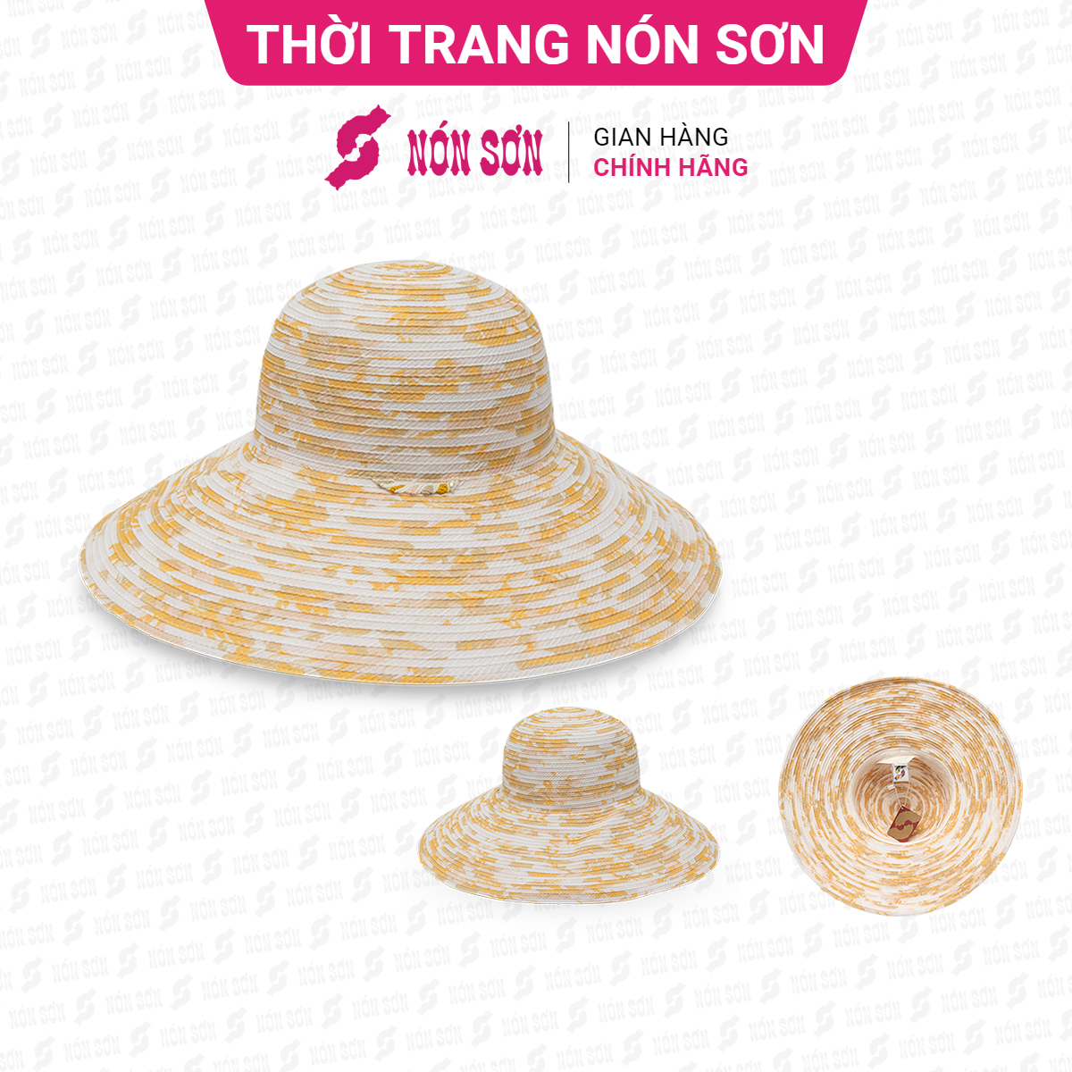 Mũ vành thời trang NÓN SƠN chính hãng XH001-3D-VG1HV