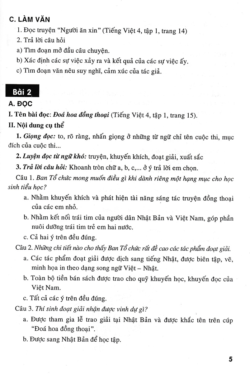 Bồi Dưỡng Tiếng Việt Lớp 4 _HA
