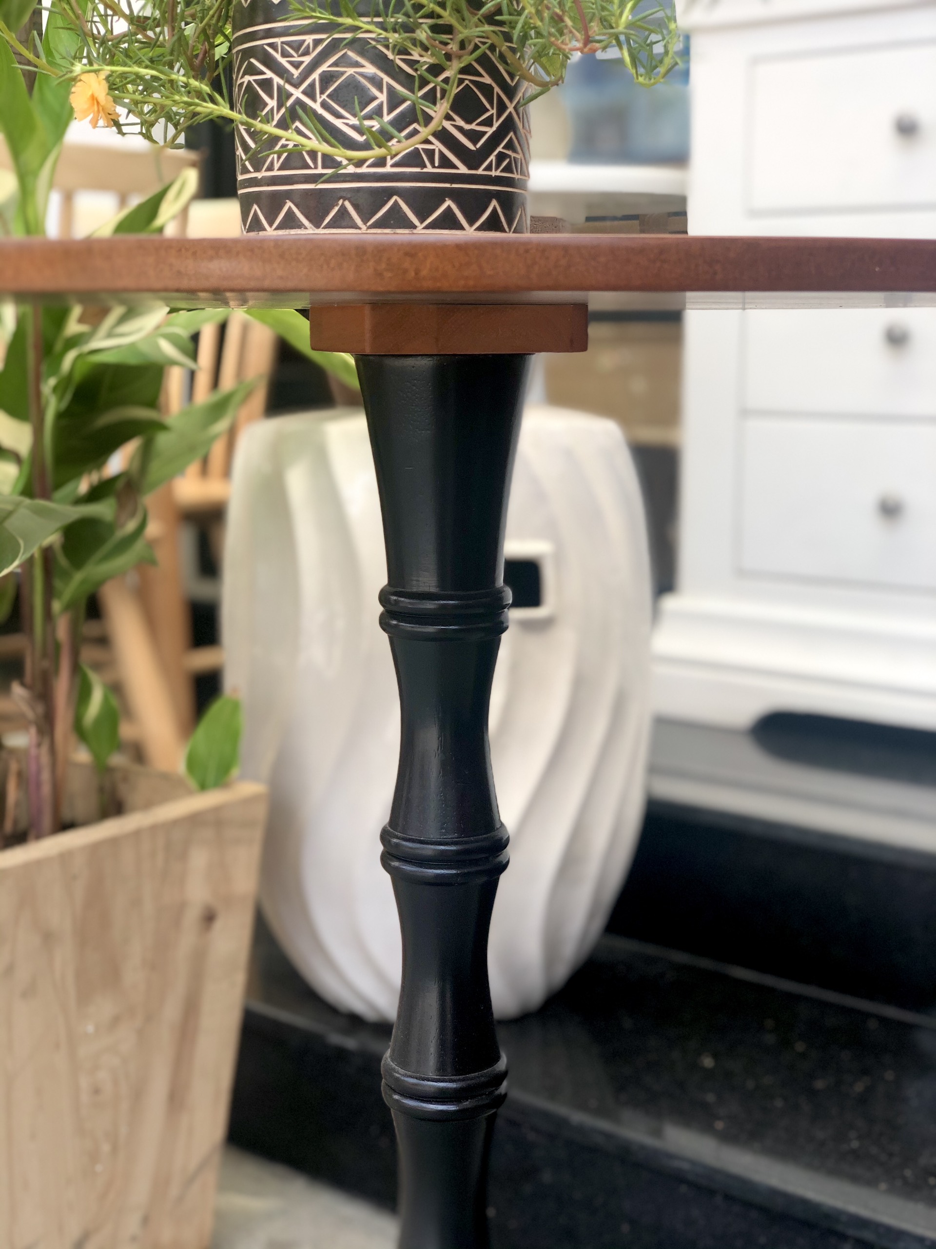 Bàn cafe tròn chân tiện #1000 - Thương hiệu Viet Home Decor