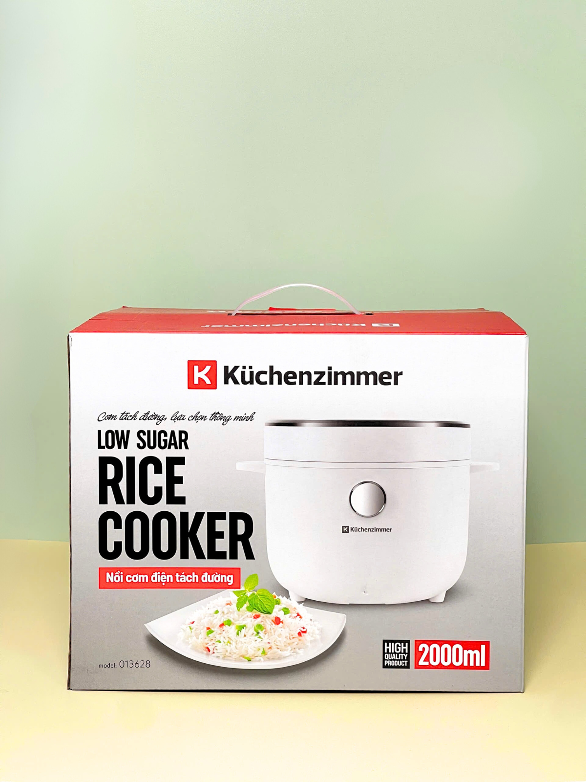 Nồi Cơm Điện Tách Đường Kuchenzimmer 2L-013628 Hàng Chính Hãng