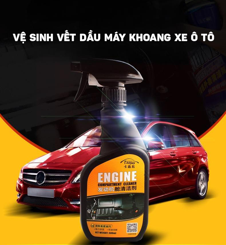Dung Dịch Tẩy Dầu Máy Khoang Xe Ô Tô ENGINE 500ml - Hàng Nhập Khẩu