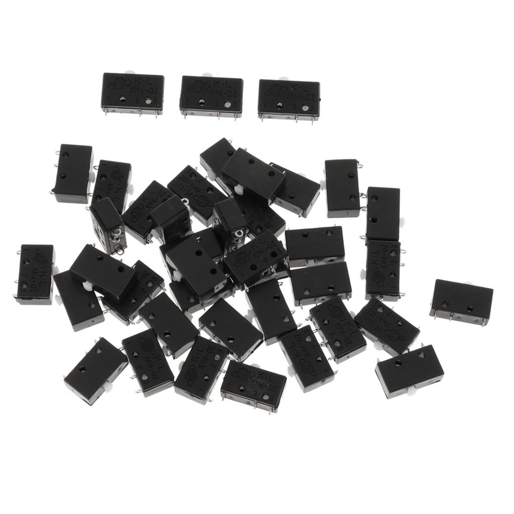 40 Chiếc KW4-OZ Chống Nước Micro Hạn Chế Công Tắc Kín Microswitch Phụ Kiện