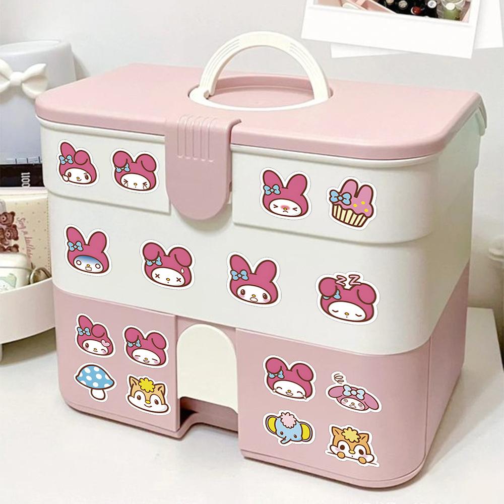 Sticker SANRIO MYMELODY trang trí mũ bảo hiểm,guitar,ukulele,điện thoại,sổ tay,laptop-mẫu S135