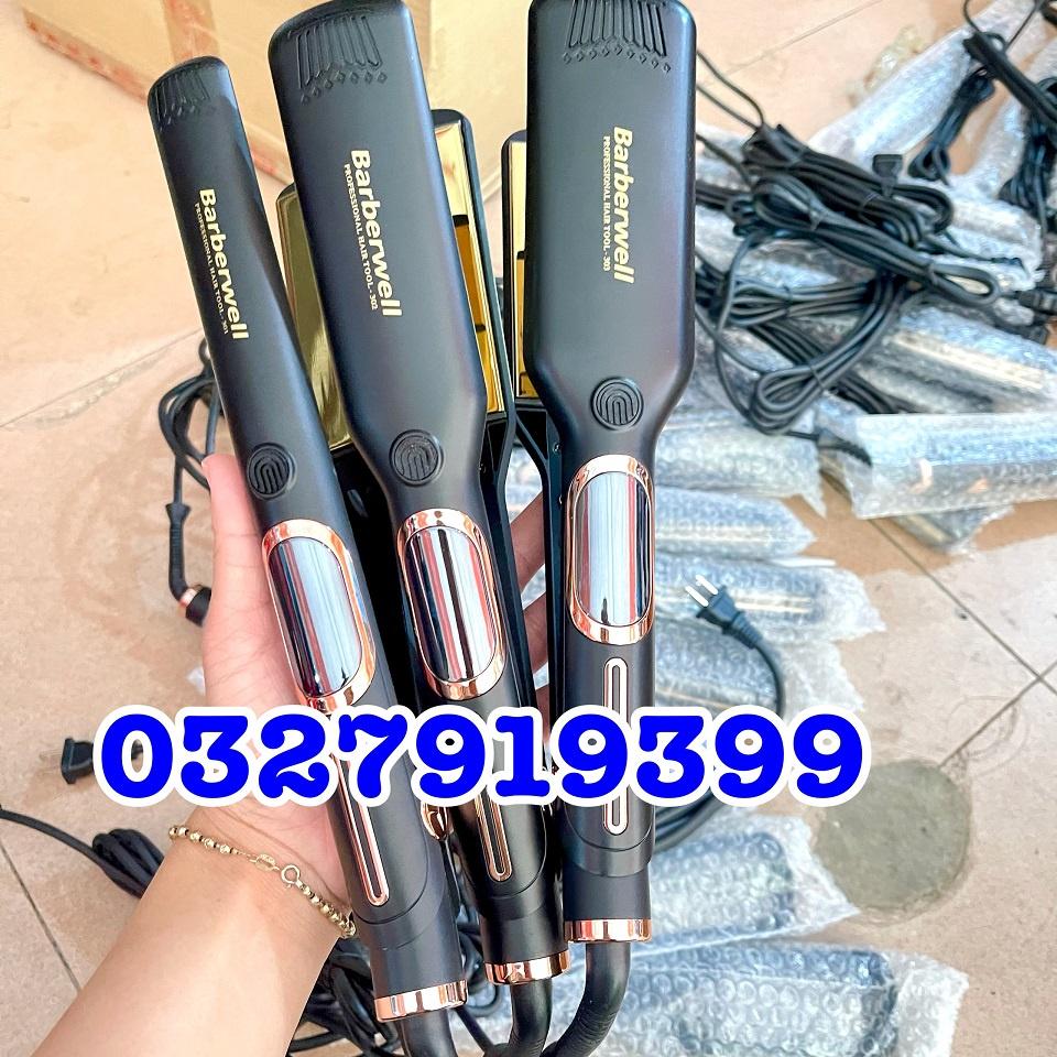 Máy duỗi tóc cao cấp có màn hình  Barberwell 301 bản nhỏ 2,5cm