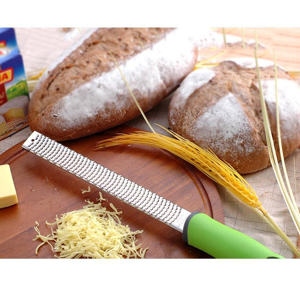 Citrus Lemon Zester Handheld Cheese Grater Nutmeg Chocolate Stainless Steel