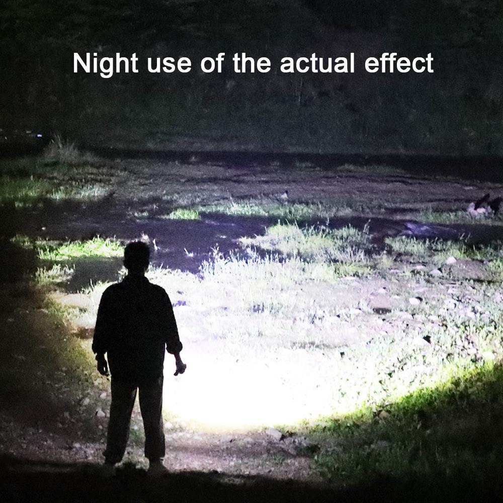 LED Headlamp Flashlights Rechargeable Bright Headlight Portable COB Floodlight Work Light with 3 Light Modes for Camping Running Jogging Fishing