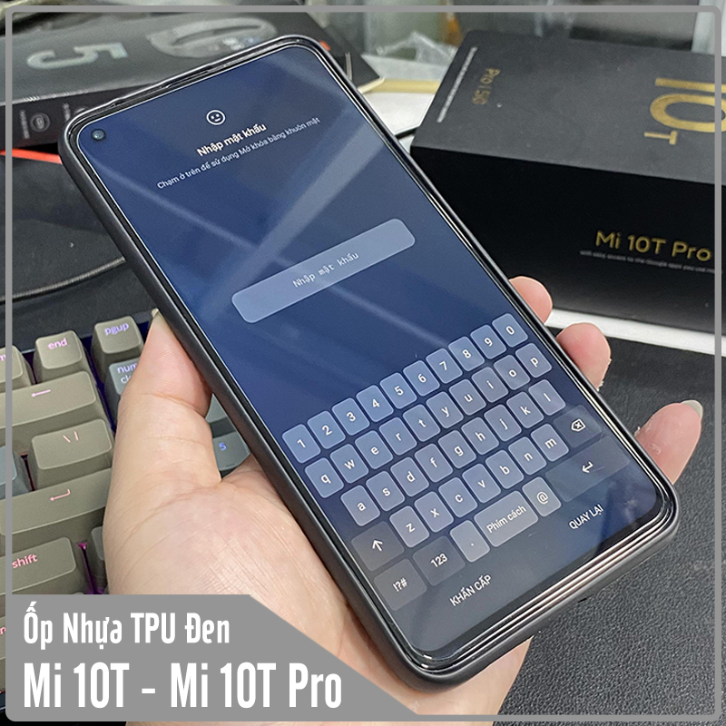 Ốp lưng cho Xiaomi Mi 10T - Mi 10T Pro 5G nhựa dẻo TPU Đen - che camera