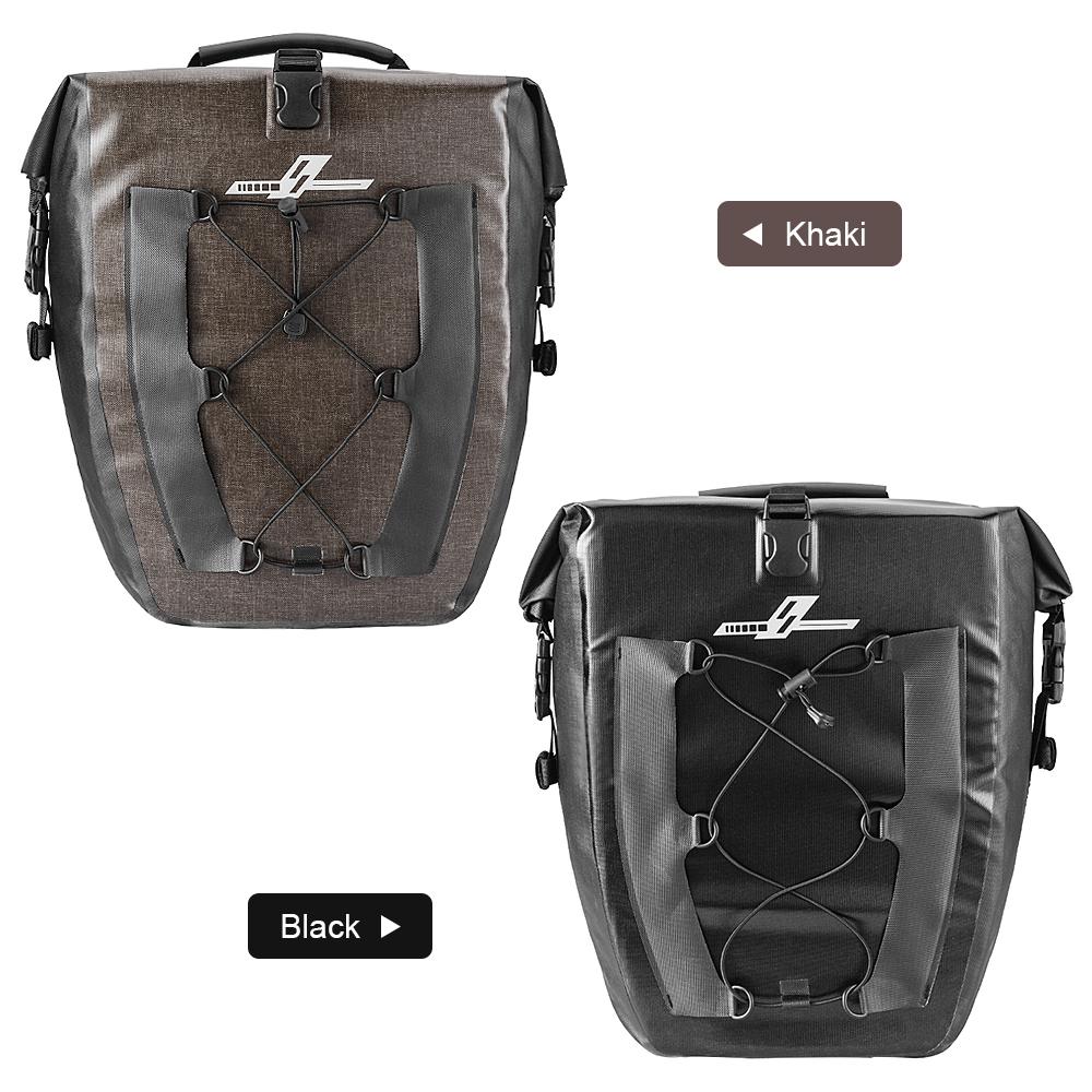 Túi đựng cốp xe đạp Được làm từ chất liệu nylon 840D chống rách bền bỉ với lớp phủ TPU chống thấm nước 27l