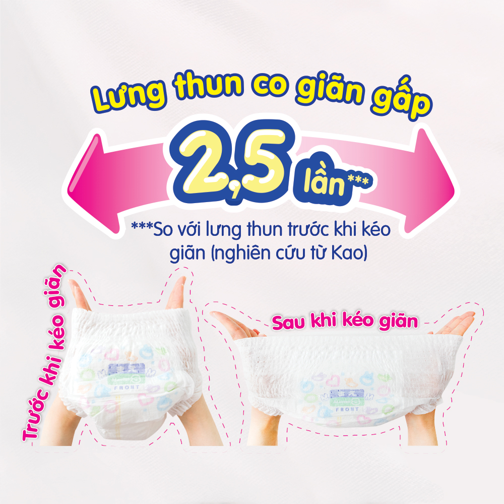 Tã quần Merries cỡ XL 38 miếng