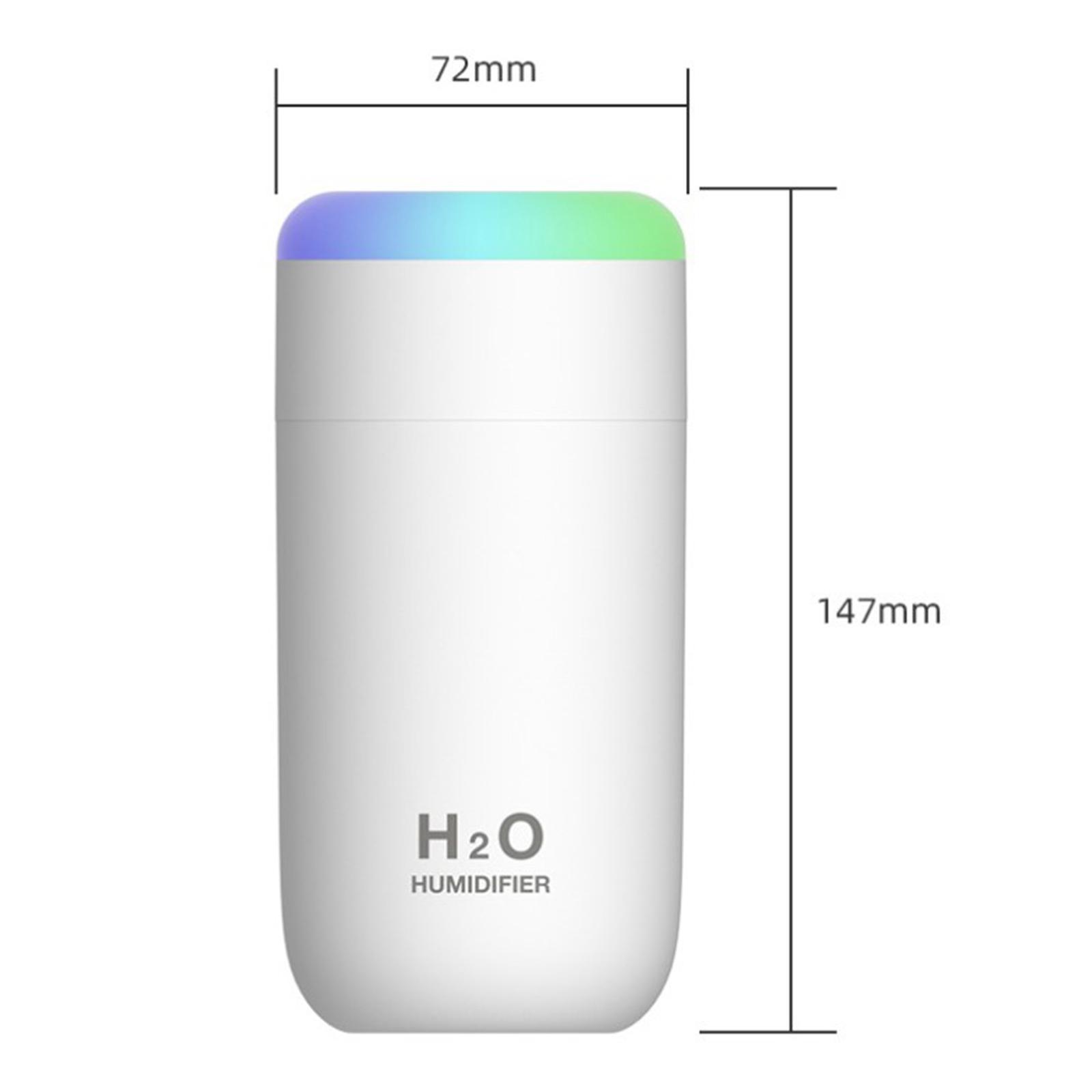 Mini Humidifier 2 Mist Modes Air Humidifier with LED Night Lamp Mist Humidifier for Car Travel
