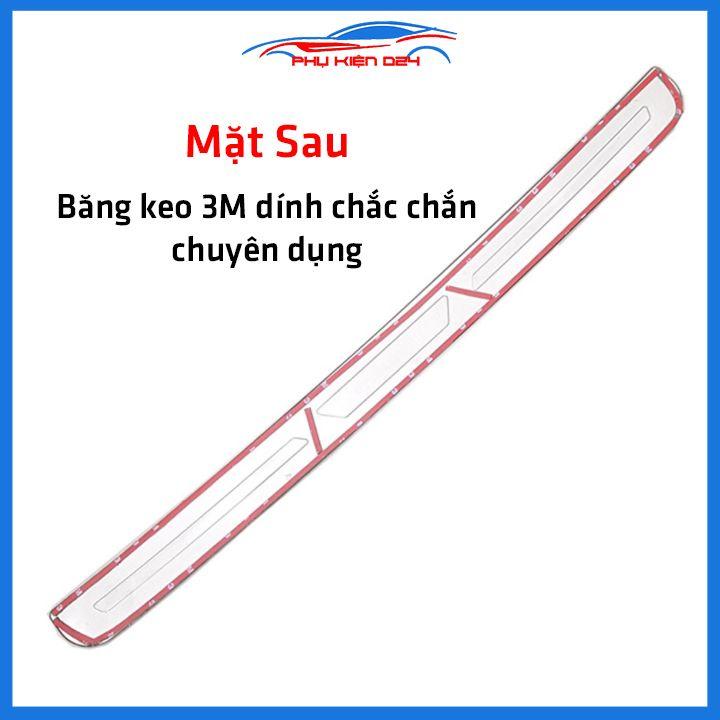 Ốp chống trầy cốp Civic 2016-2017-2018-2019-2020-2021 inox sáng bóng bảo vệ xe chống va đập