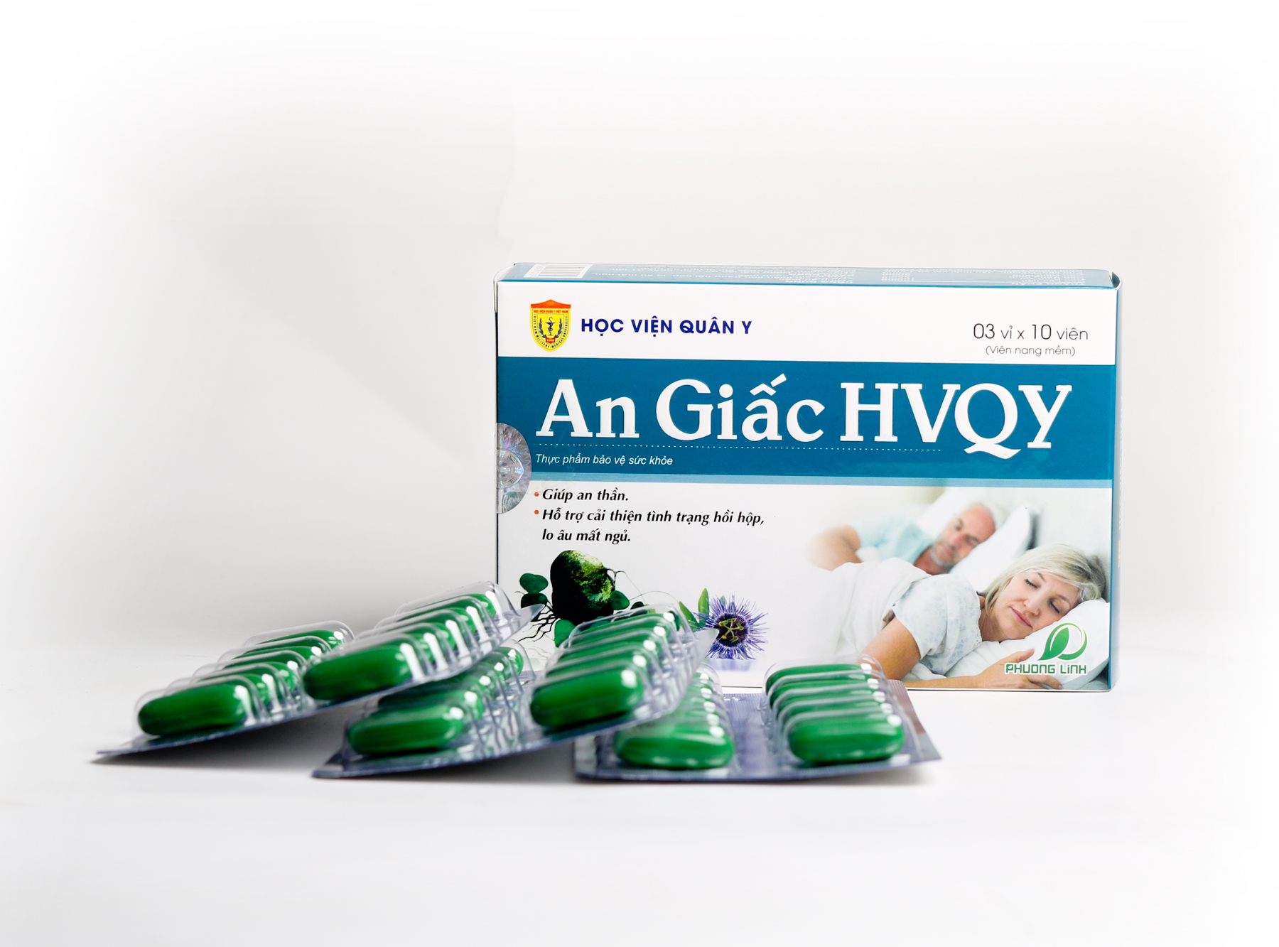 Thực phẩm chức năng An Giấc HVQY - Học Viện Quân Y Hộp 30 Viên