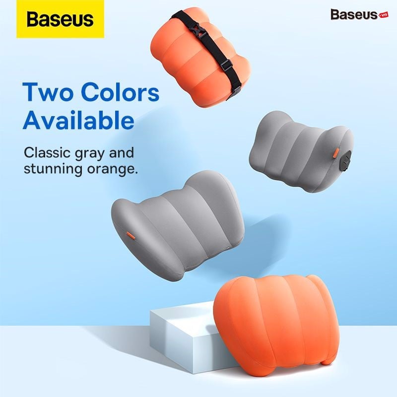 Gối Tựa ô tô Baseus ComfortRide Series Car Headrest/ Lumbar Pillow CNTZ- Hàng chính hãng