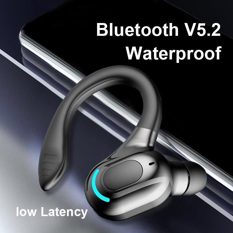 Tai Nghe Nhét Tai Bluetooth 5.2 Không Dây Có Micro F8 Phong Cách Doanh Nhân Chất Lượng Cao