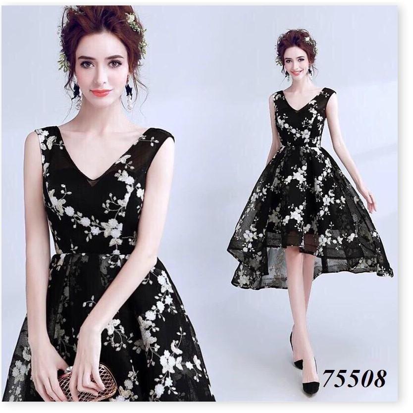 Đầm lưới thêu hoa - hàng thiết kế cực sang chảnh