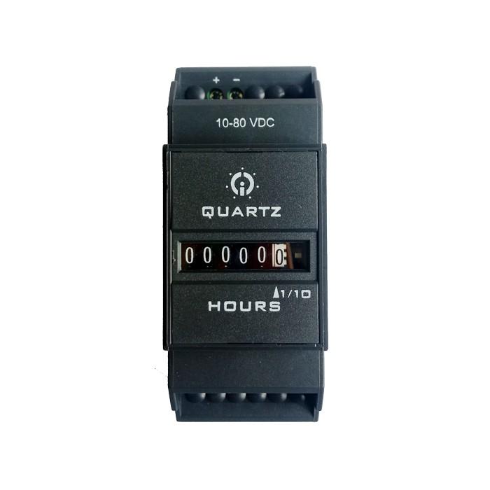 Bộ đếm giờ Hour Meter, 6 số, điện tử, gắn lên thanh Din rail -GIC