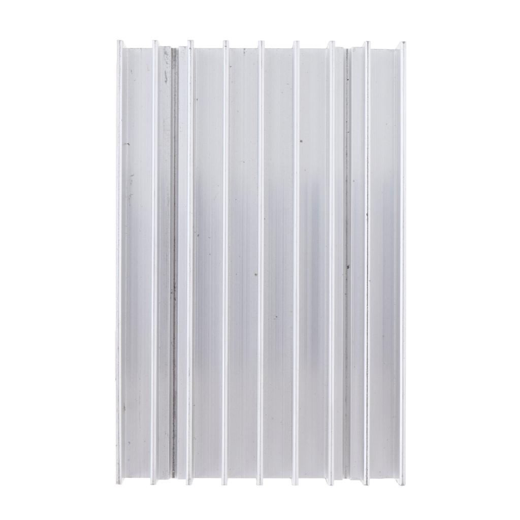 Aluminum CPU Sink Cooling Fin Cooler Fan Radiator Pad Kit 100x65.5x15mm