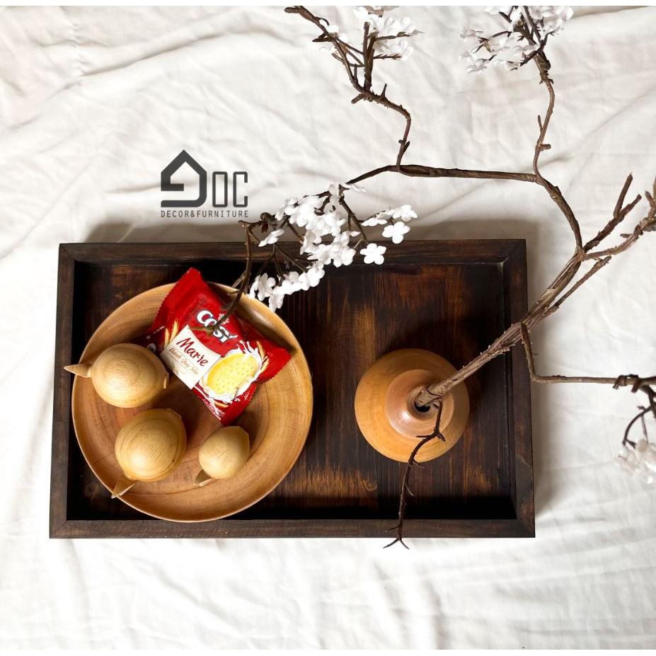 KHAY GỖ DECOR TRANG TRÍ TRƯNG BÀY