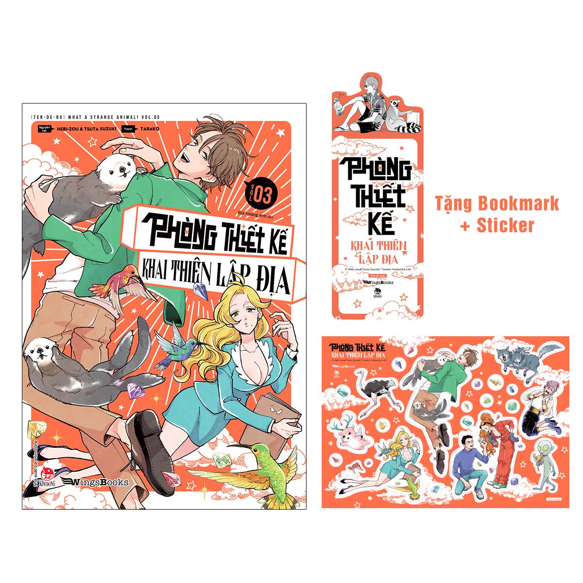 Truyện Tranh Phòng Thiết Kế Khai Thiên Lập Địa - Tập 3 - Tặng Kèm Bookmark - Nxb Kim Đồng