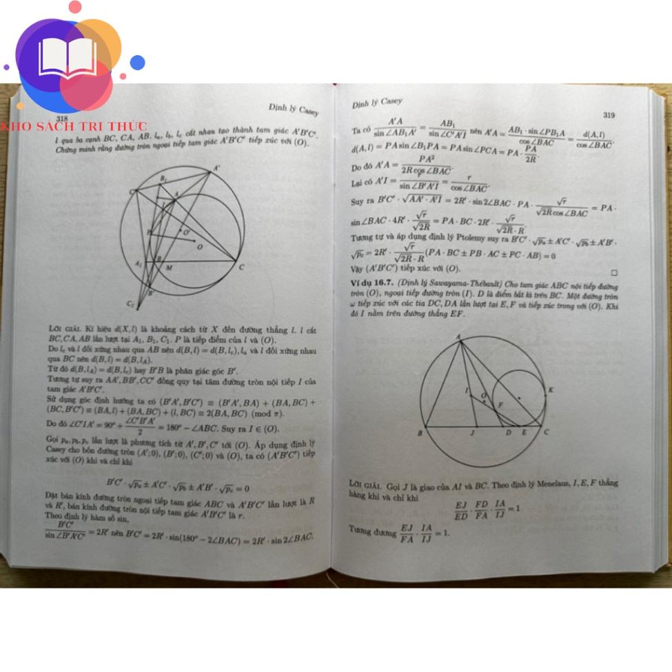 Sách - Một số chủ đề hình học phẳng dành cho học sinh chuyên Toán