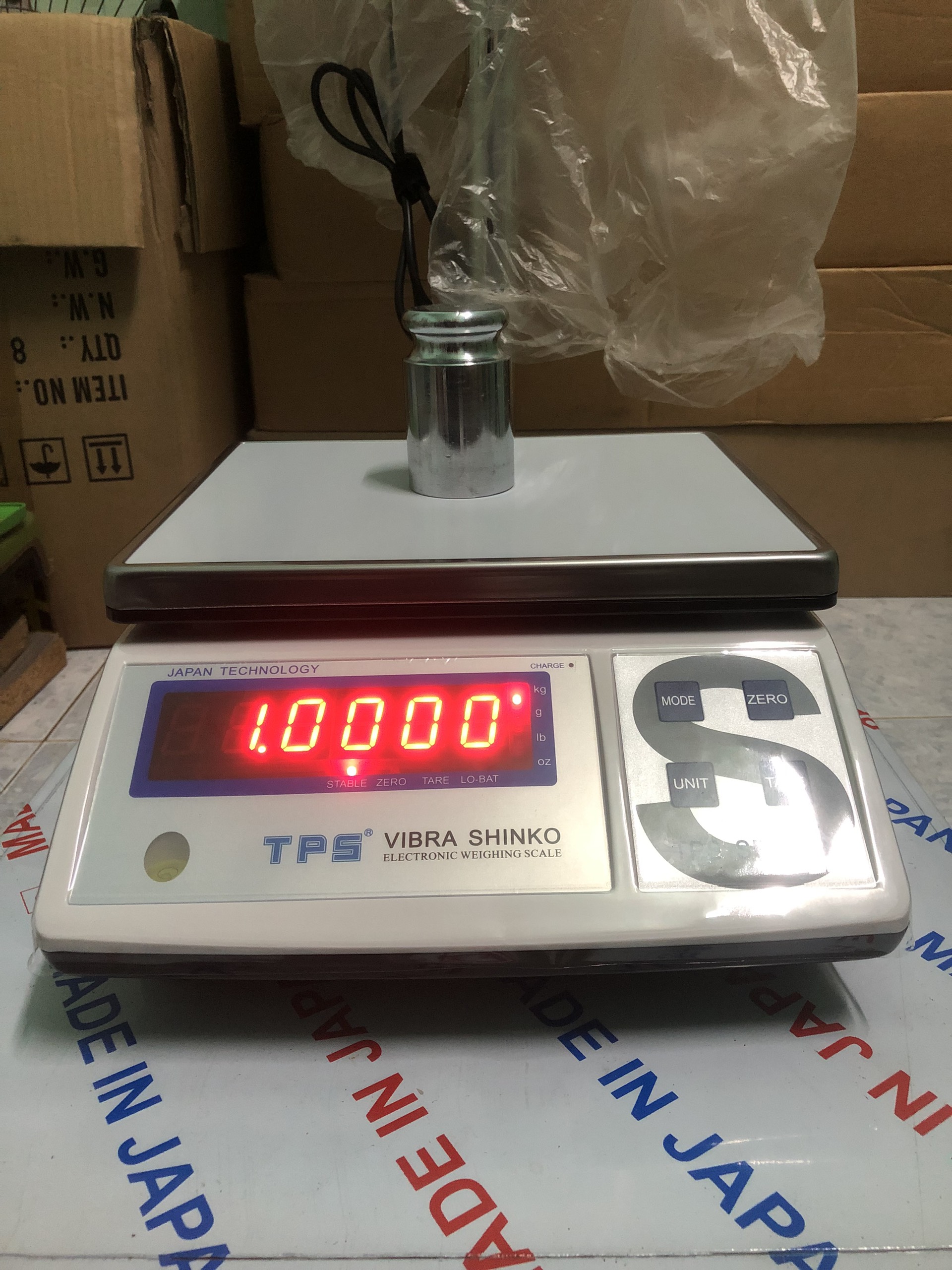 Cân Điện Tử VIBRA SHIKO TPS 15 KG 0.5 G