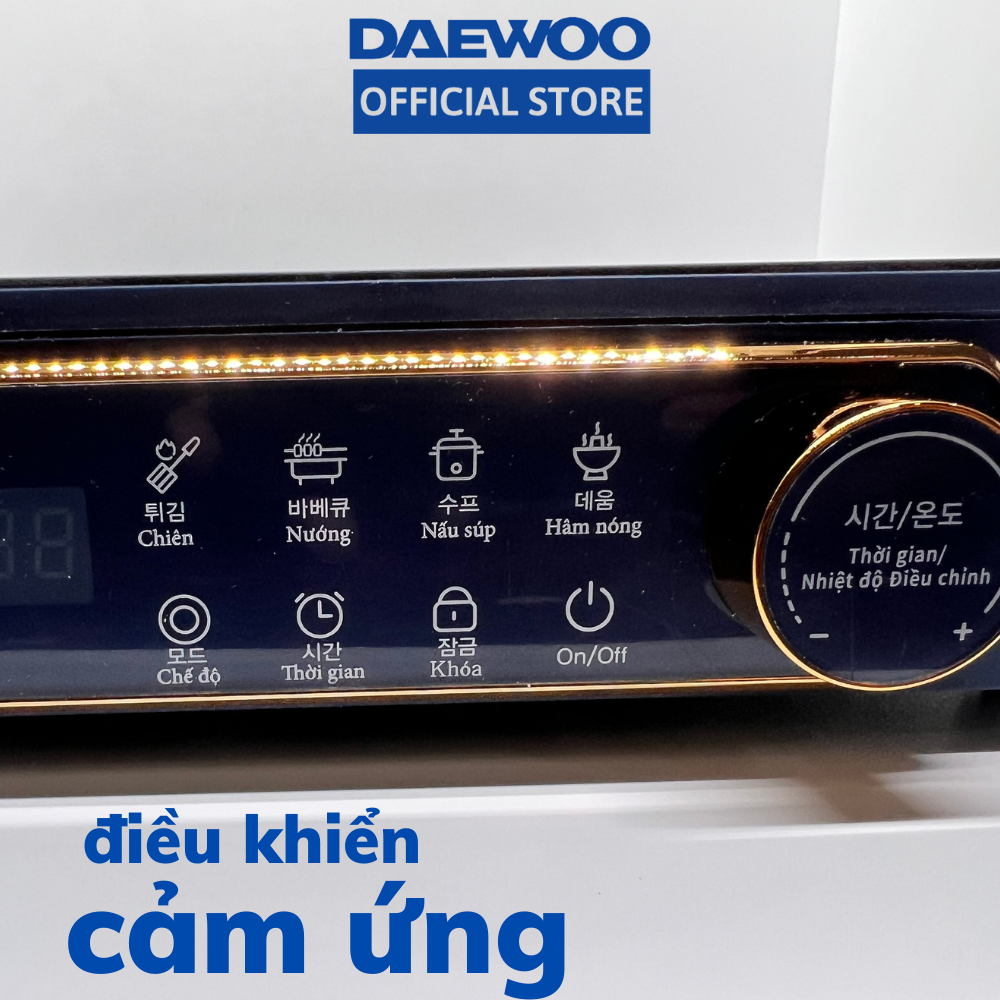 Bếp hồng ngoại Daewoo DWI-2238MW (Vàng) DWI-2215B (Đen) - Hàng chính hãng