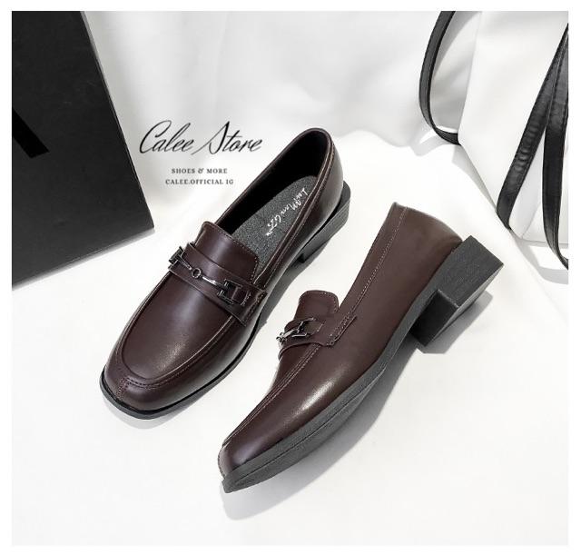 CLIP TỰ QUAY giày moca da mềm đế 3p Fullbox cao cấp nữ. Giày loafer mọi lười bệt không dây 3cm dễ phối đồ. Có sẵn Hà Nội