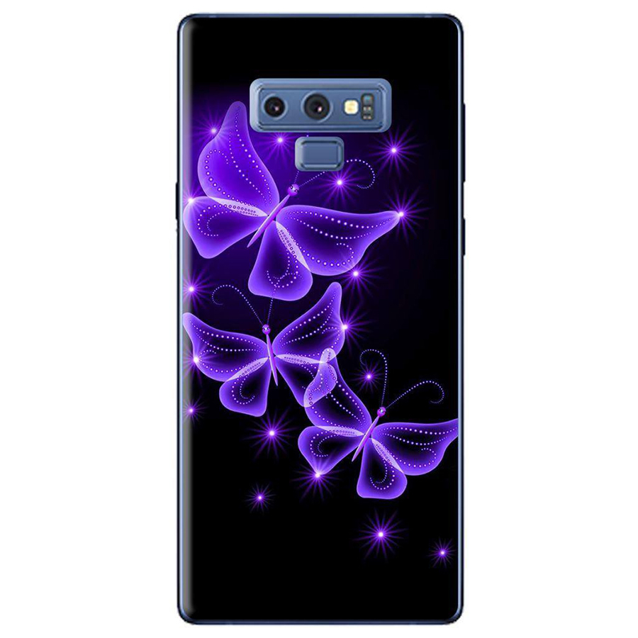 Ốp Lưng Dành Cho Samsung Galaxy Note 9 - Bướm Tím