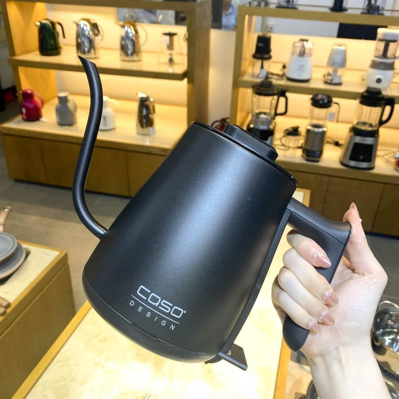 Ấm siêu tốc chuyên dụng pha cafe pha trà CASO Coffee Classic Kettle Hàng chính hãng