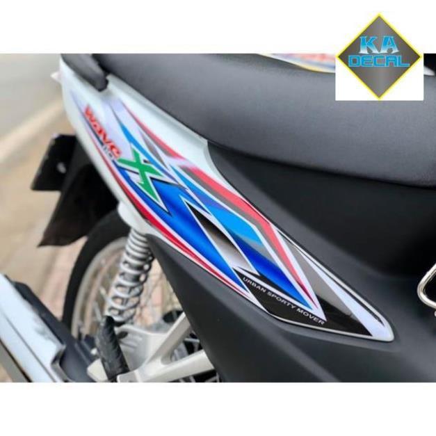 Tem rời wave 2017 chữ X 3 lớp