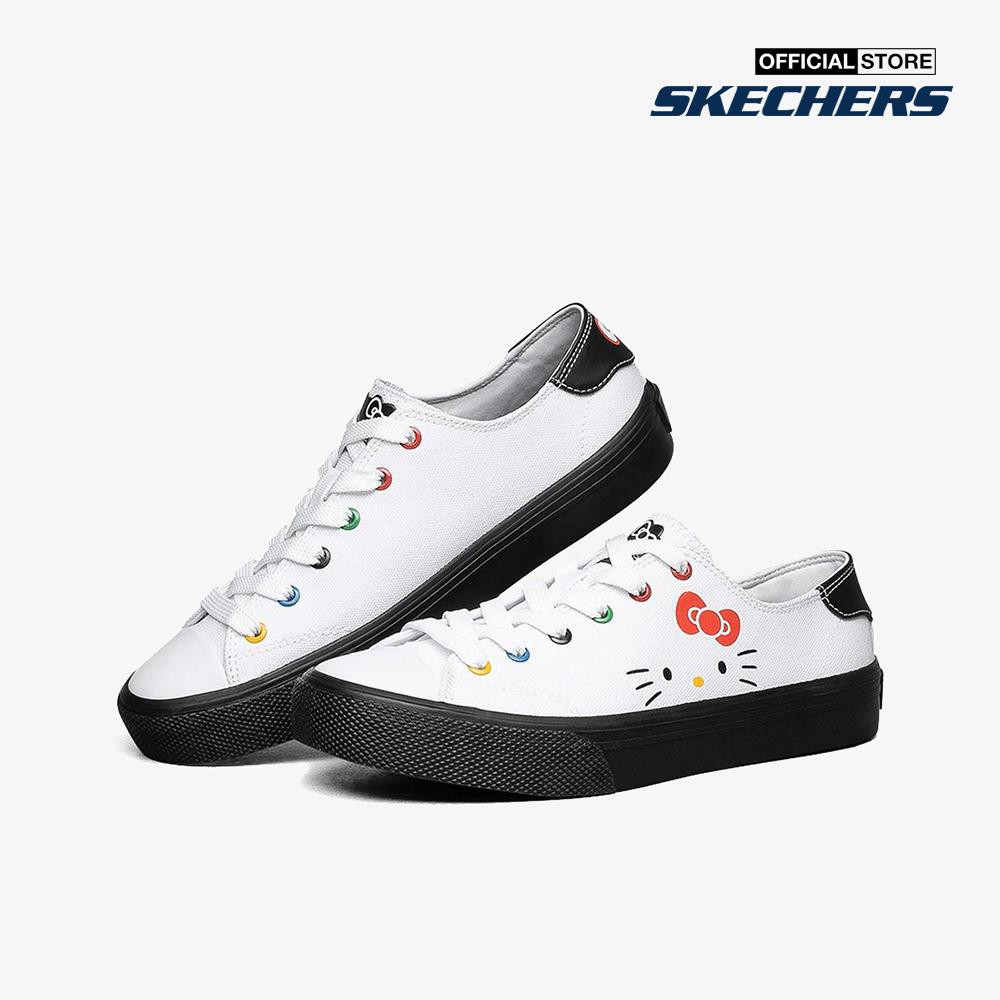 SKECHERS - Giày sneakers nữ phối dây Hello Kitty Street V'lites 66666316-WBK