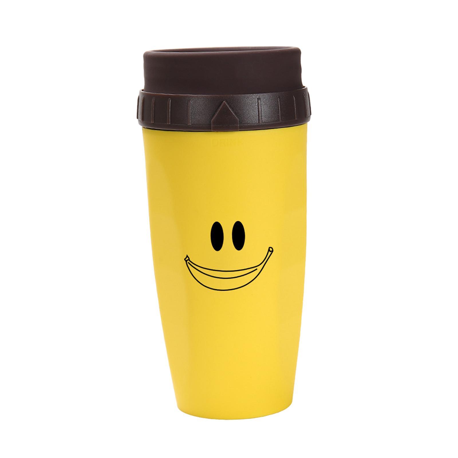 Coverless Portable with Stainless Steel Straw Insulated Coffee Cup