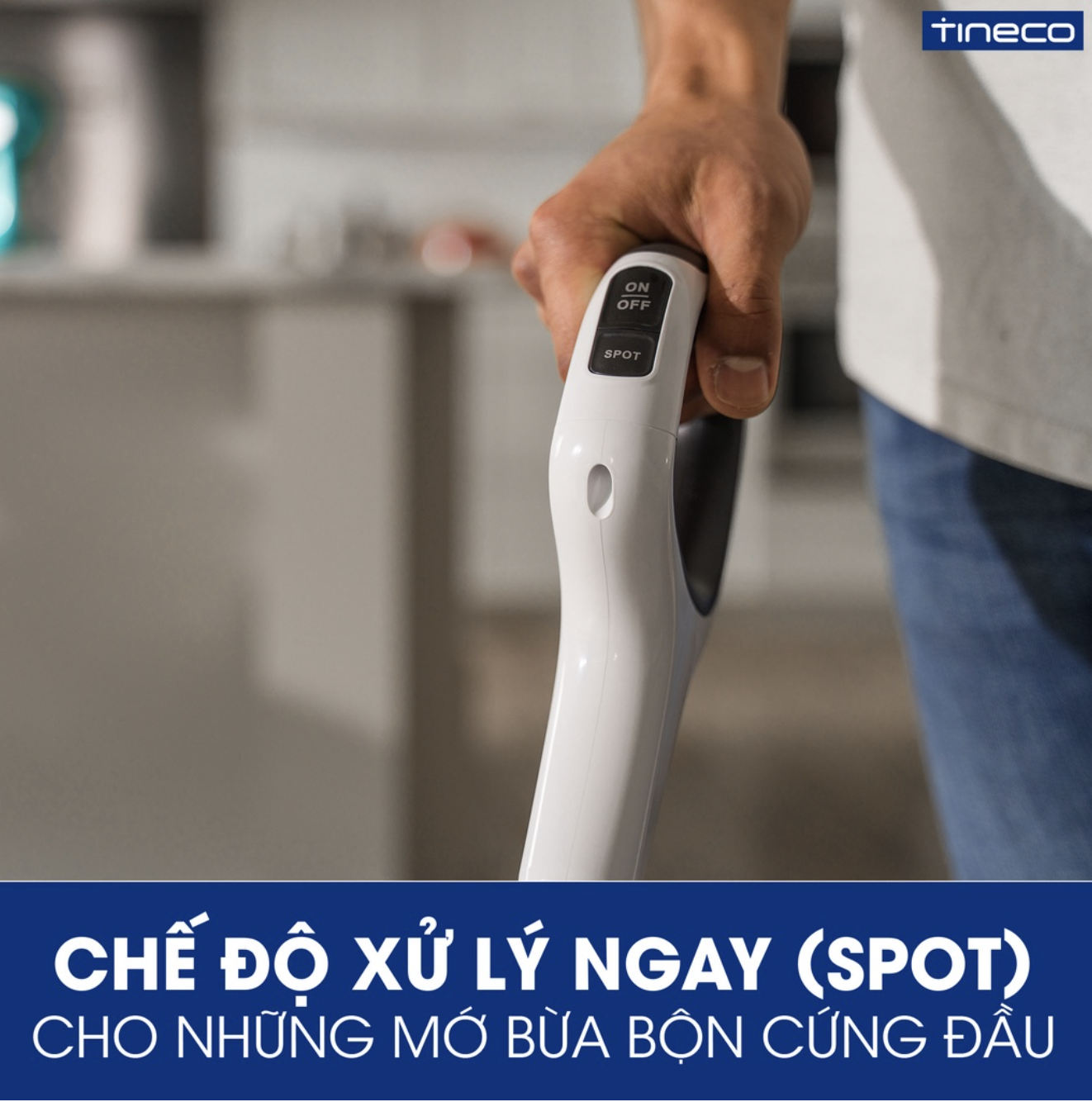 Máy Hút Bụi Lau Sàn Khô Uớt Tự Giặt Giẻ TINECO IFLOOR 2 Thương Hiệu Mỹ Lực Hút 12,000 Pa, Có Kết Nối App Theo Dõi, Công Suất 220 W - Hàng Chính Hãng - Bảo Hành 24 Tháng