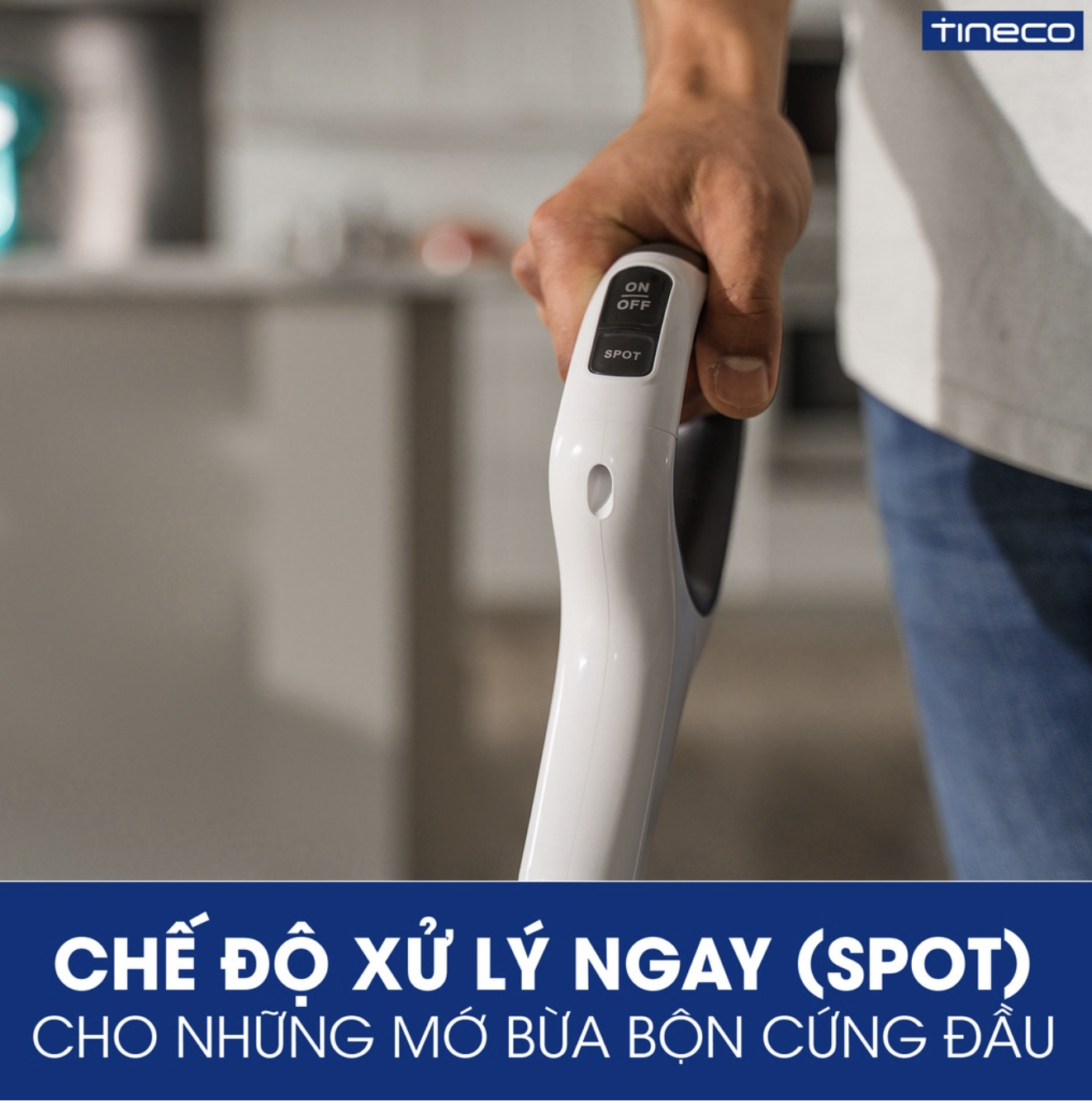 Máy Hút Bụi Lau Sàn Khô Uớt Tự Giặt Giẻ TINECO IFLOOR 2 Thương Hiệu Mỹ Lực Hút 12,000 Pa, Có Kết Nối App Theo Dõi, Công Suất 220 W - Hàng Chính Hãng - Bảo Hành 24 Tháng