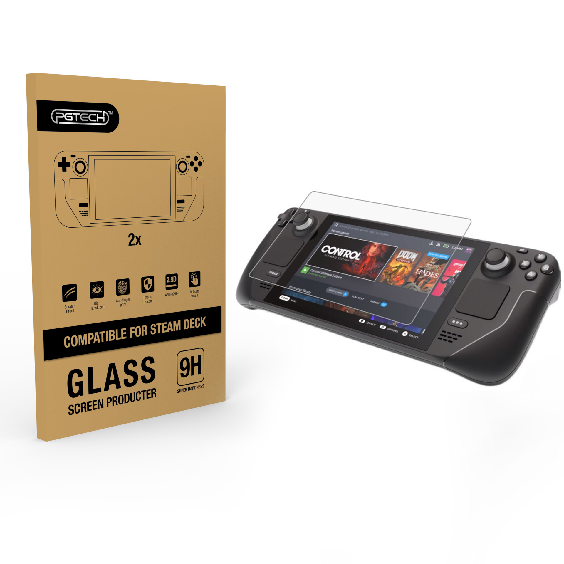Miếng Dán Kính Cường Lực cho Máy Chơi Game Valve Steam Deck