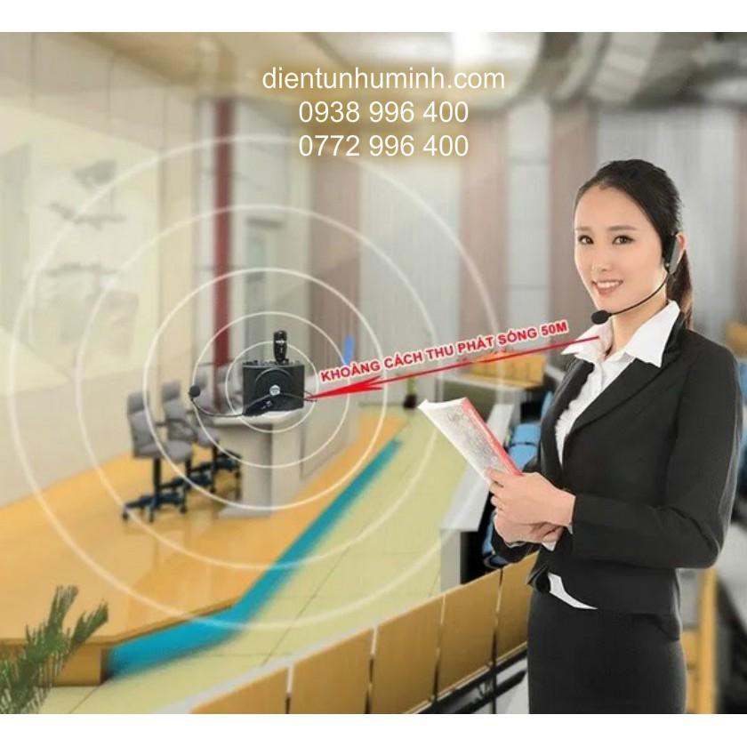 Máy trợ giảng không dây SonSN-202 + Mic 2.4G UHF Wireless Sóng xa