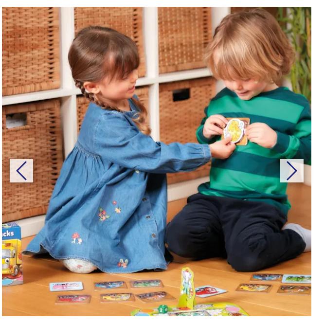 Trò chơi trí tuệ Mucky Trucks - Orchard Toys giúp trẻ nhận biết màu sắc và khả năng ghi nhớ