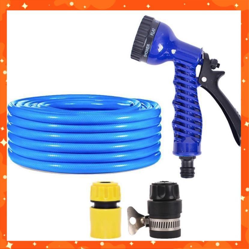 Bộ dây tăng áp 3 lần vòi xịt nước rửa xe, tưới cây loại 7-10m 206843