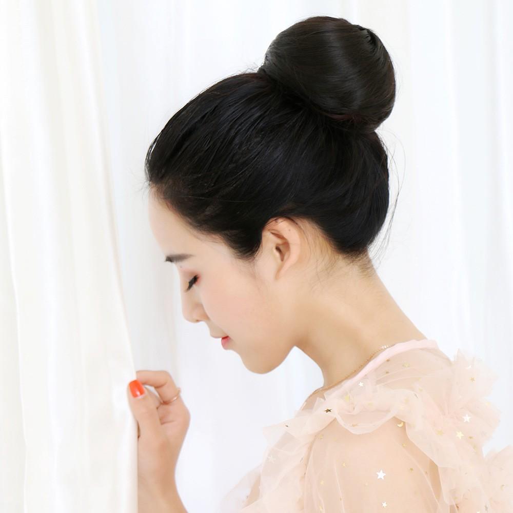 Tóc giả búi tròn củ tỏi B-Z45