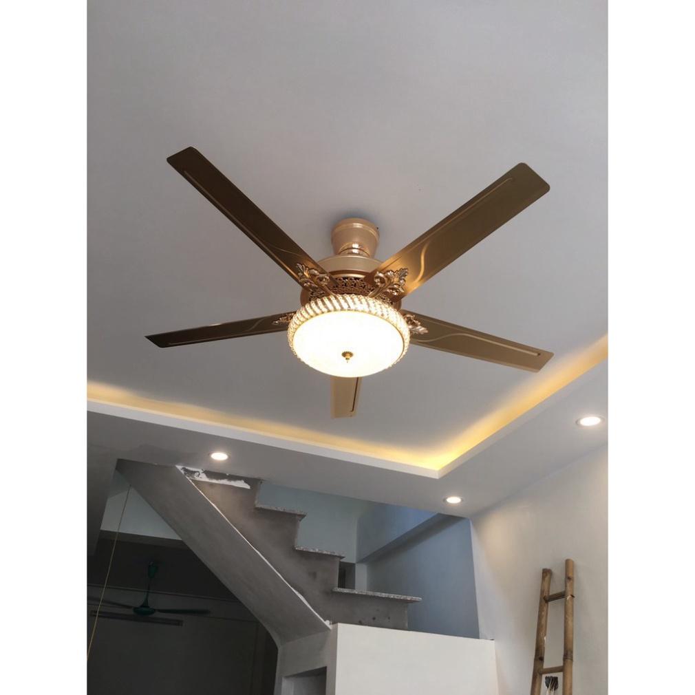 Quạt Trần Đèn Hiện Đại Động Cơ DC Tiết Kiệm Điện,Lõi Đồng 6 Tốc Độ Gió, 3 Màu Ánh Sáng,Đảo Chiều Hút Ẩm