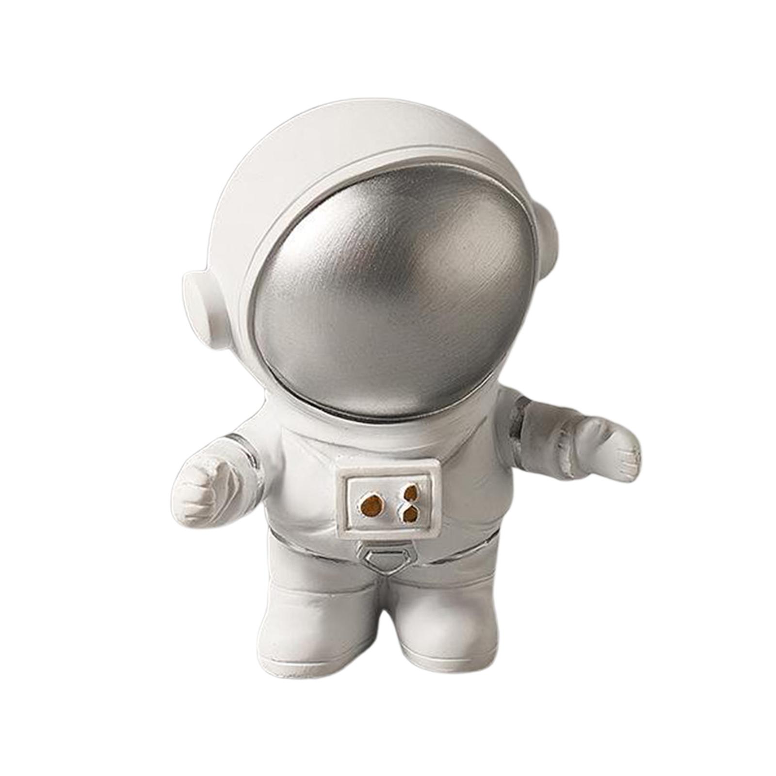 Astronaut Statues Sculpture Figurine Ornament Home Art Crafts Desktop Tabletop Decoration Home Office Decor