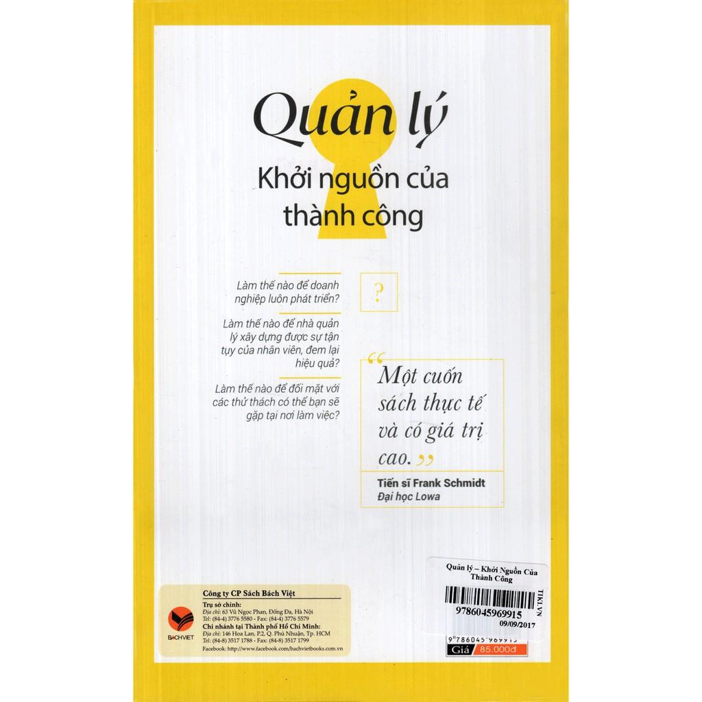 Sách - Quản lý - Khởi nguồn của thành công