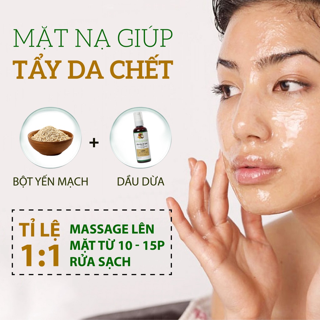 Dầu Dừa Ép Lạnh Tinh Khiết Milaganics Coconut Oil Cold Pressed Extract Virgin 150ml/Chai