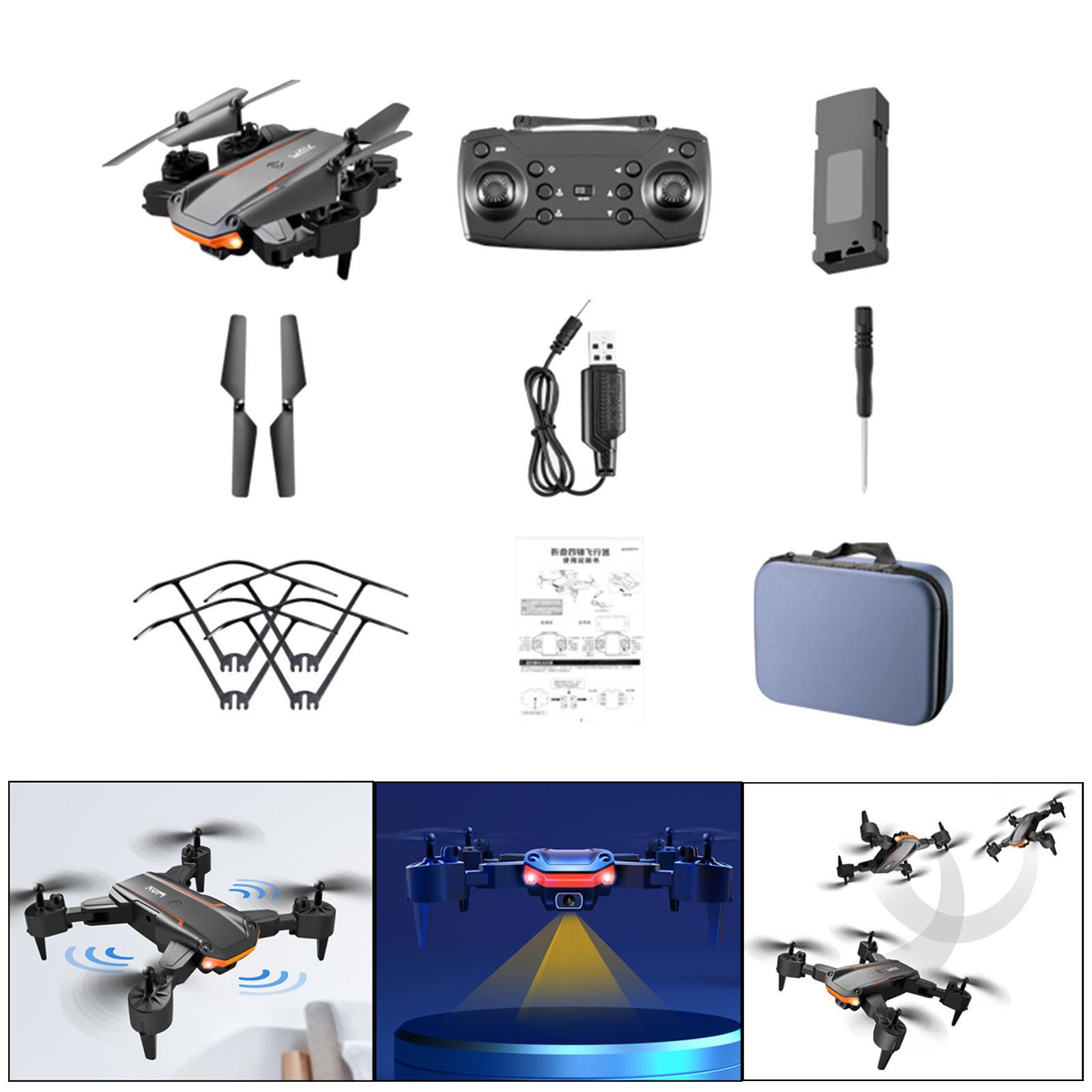 Foldable RC Drone 4K Speed Control Attractive Appearance  Key Return No
