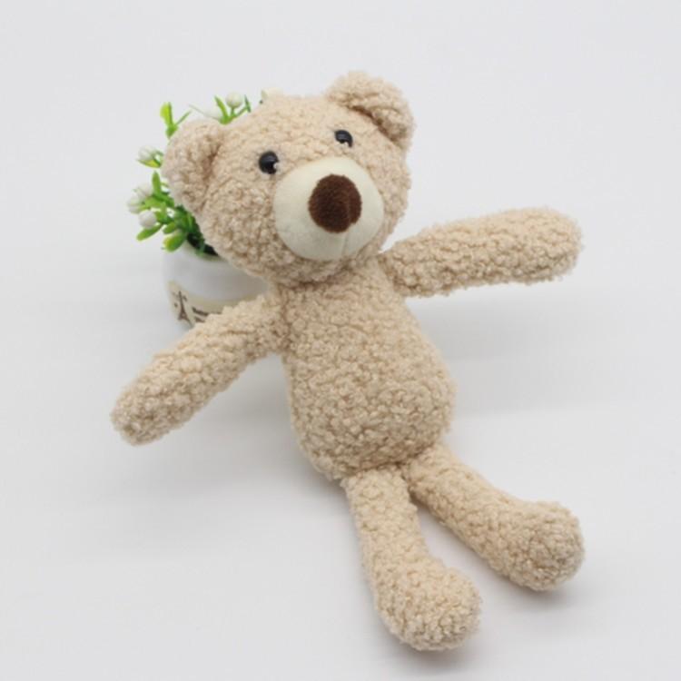 Móc Khóa Thú Bông Treo Balo Túi Xách Treo Chìa Khóa gấu nâu