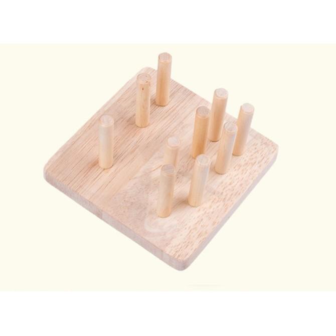 Đồ chơi Montessori - Bộ thả hình bằng gỗ giúp rèn luyện các kỹ năng cơ bản