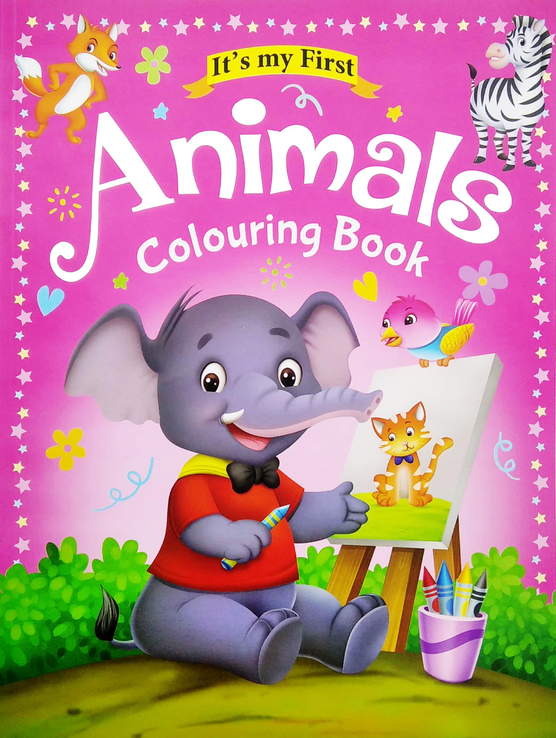 It’s My First Animals Colouring Book