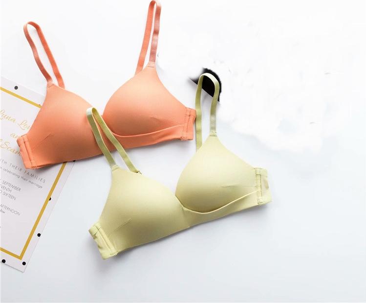Áo lót vải mềm trơn ko gọng đắp chéo