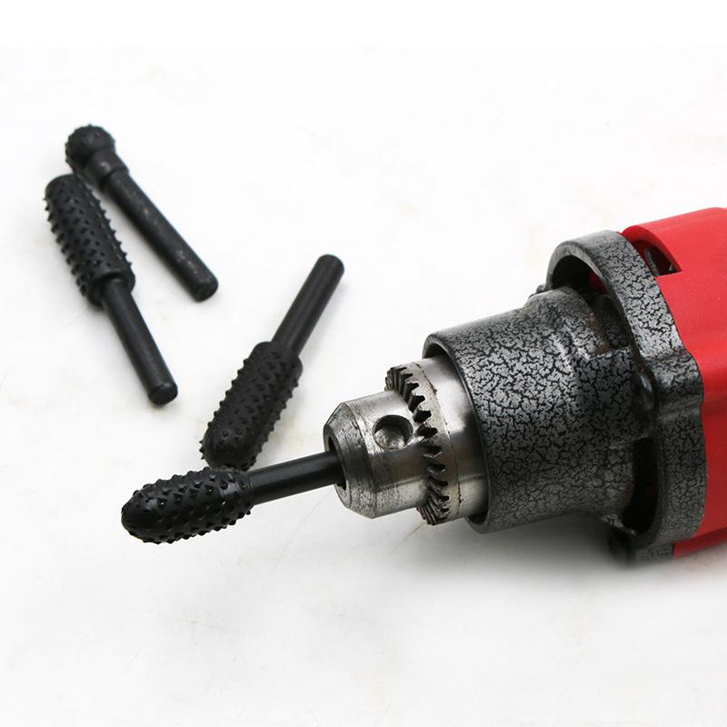 BITS BITS Bộ 10 Đầu Mũi Khoan Gia Công Vật Liệu Gỗ 6.3mm