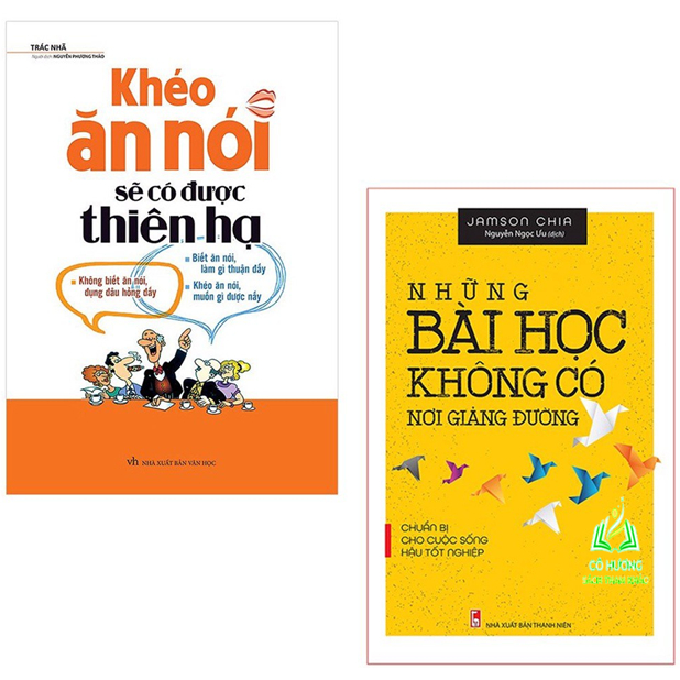 Sách- Bộ 2 cuốn Cuốn Khéo Ăn Nói Sẽ Có Được Thiên Hạ((TB) + Những Bài Học Không Có Nơi Giảng Đường(TB) (ML)